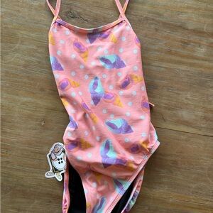Jolyn Clothing Pink and Purple One Piece Swimsuit Jackson 4 style